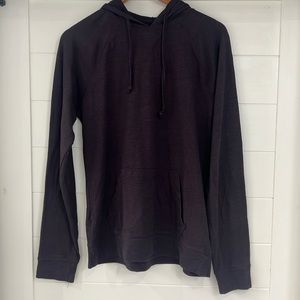 PublicOpinion boys Pullover drawstring purple Hoodie size Small lightweight fall